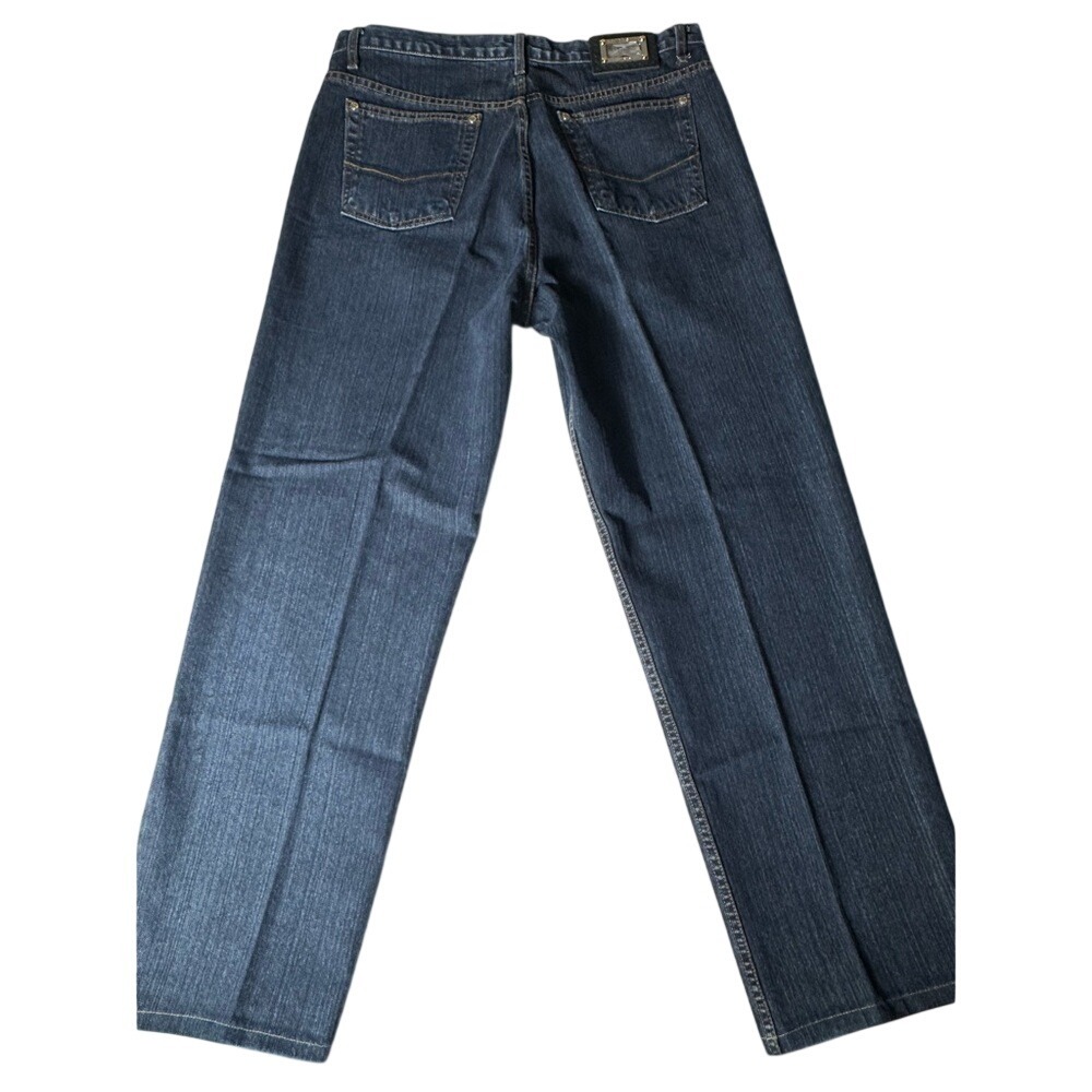Lamasini Classic Blue Boot Cut Denim Jeans 36 x 32